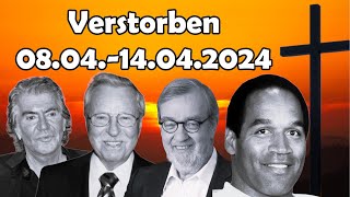 Trauer um verstorbene Berühmtheiten die uns in der Woche vom 0804 bis 14042024 verlassen haben [upl. by Hamlin]