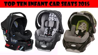 Top Ten Infant  Baby  Car Seats 2015 [upl. by Atirac]