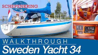 Sweden Yacht 34 for sale  Yacht Walkthrough   Schepenkring Lelystad  4K [upl. by Animrelliug]