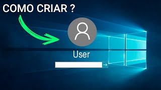 COMO CRIAR UM USUÁRIO NO WINDOWS [upl. by Hctim]