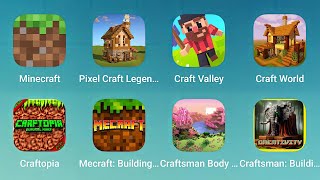 Minecraft Pixel Craft Legend Craft Valley Craft World Craftopia Mecraft Building Craftsman [upl. by Theurich]