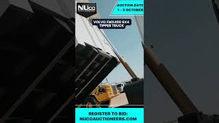 VOLVO FMX 400 TIPPER TRUCK  NUco Auctioneers [upl. by Ydisahc]