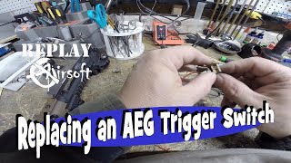 Replacing the Trigger Switch on a AEG [upl. by Junno285]