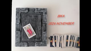 Bika 2024 november  Általános Tarot kártyavetés [upl. by Pylle164]