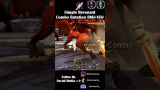 Simple Revenant Rotation Combo BMJ  VDJ  Dragon Nest [upl. by Haeli]