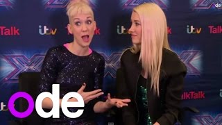 X Factor Blonde Electra talk being the first act voted off [upl. by Aiksa649]