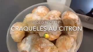 Craquelés citron au THERMOMIX [upl. by Tiffanle46]