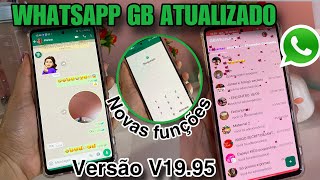 SAIU🔥WHATSAPP GB ATUALIZADO 2024 mostrei todas funções incríveis [upl. by Lehplar]