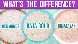 Table Salt vs Sea Salt vs Himalayan Pink Salt  Does It Matter To Your Health [upl. by Shurwood]