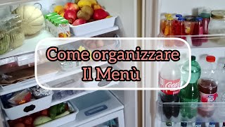 ORGANIZZARE MENÙ E SPESA MENSILE IN 6 PASSI [upl. by Hobie]