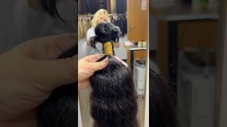 Tape hair extensions How to create tape from bundle Hair extensions hairextensions tape hair [upl. by Yrrad]