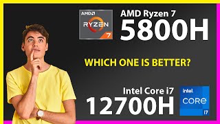 AMD Ryzen 7 5800H vs INTEL Core i7 12700H Technical Comparison [upl. by Eilrahs850]