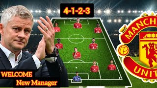 GUNNAR SOLSKJÆR COMEBACK✅✅ SEE MANCHESTER UNITED BEST Predicted 4123 Lineup Under Ole Solskjær [upl. by Assenay]