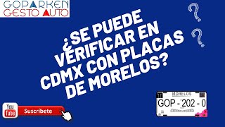 ¿Cómo verificar de forma voluntaria en CDMX con placas de Morelos [upl. by Boardman546]