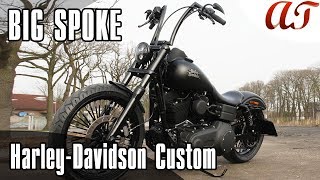 HarleyDavidson STREET BOB Custom BIG SPOKE  AampT Design [upl. by Joelynn]