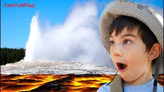 The Floor is REALLY Lava  Visiting a Volcano in Astronaut Costumes for Kids  JackJackPlays [upl. by Onra]