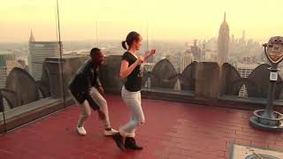 Kizomba in New York  Bonifácio Aurio and Fleur M Leguay [upl. by Arymahs]