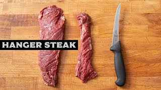 How to Butcher HANGER STEAK [upl. by Ramah642]