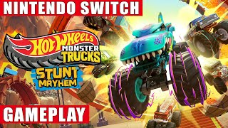 Hot Wheels Monster Trucks Stunt Mayhem Nintendo Switch Gameplay [upl. by Gati]