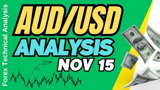 AUD USD Technical Analysis for November 15 2024 [upl. by Atinauj518]