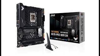 ASUS TUF Gaming H670PRO WiFi D4 LGA 1700Intel 12th Gen ATX Gaming Motherboard [upl. by Fullerton]