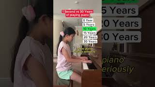 1 second VS 30 years of playing piano [upl. by Rothschild670]