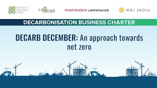 Decarb December An approach towards net zero [upl. by Oileduab]