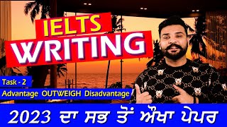 IELTS Writing Task 2 II Advantages Outweigh Disadvantages II 9Band II Line by Line Teaching by Raman [upl. by Jaela]