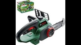 Bosch UniversalChain 18 Motosierra a batería 18V  longitud de espada 20 cm 🔥🔥OFERTA 🔥🔥 [upl. by Einatirb759]