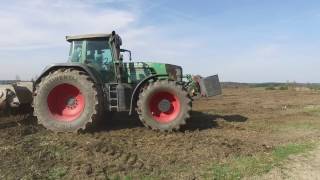 FENDT 930 mit Rodungsfräse [upl. by Yerocaj]