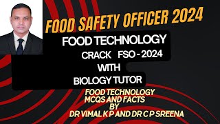 FOOD TECHNOLOGY MCQS   FOOD SAFETY OFFICER 2024  fso foodsafetyofficer foodsafety fso2024 [upl. by Caffrey]