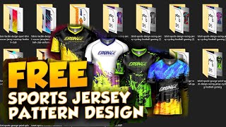 36 Designs Free Cdr For Sublimation Sports T Shirts Link In Description [upl. by Aneema699]