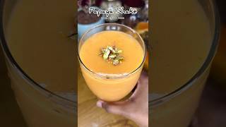 Papaya Shake  Papaya Milkshake Recipe papayashake papayamilkshake papayacutting [upl. by Hardan581]