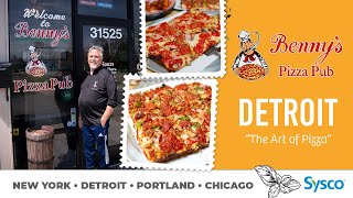 DetroitStyle Pizza at Benny’s Pizza Pub [upl. by Goerke395]