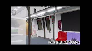 ft SG5920A SBST Alstom Metropolis C851E 70897090 NE1 HarbourFrontNE3 Outram Park [upl. by Leivad]