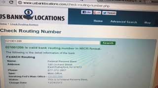 TDA ACCOUNT LESSER BANK ROUTING NUMBERS FOR EACH FEDERAL RESERVE BANK [upl. by Aschim]