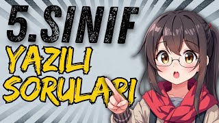 5 SINIF İNGİLİZCE 1 DÖNEM 1 YAZILI [upl. by Adaj]