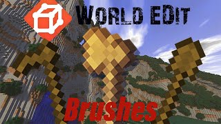 How to use World Edit brushes  Minecraft 115  119 smooth  Cylinder  Sphere  World Edit Brush [upl. by Ynatterb73]