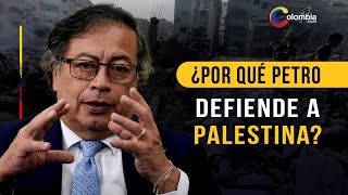 Guerra entre Israel y Palestina La postura de Gustavo Petro frente a la guerra causa polémica [upl. by Nylasej]