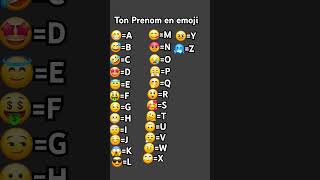 Ton prénom en emoji [upl. by Papageno]