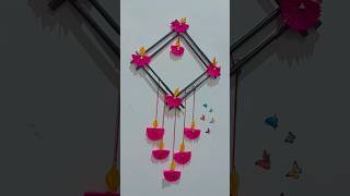 Diwali Decoration craft ideas 🎇l wall Harging Craft❤️ l bollywood diyadecoration indiandecor [upl. by Laup]