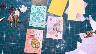 ASMR Making Artist Trading Cards Whispered [upl. by Lymann]