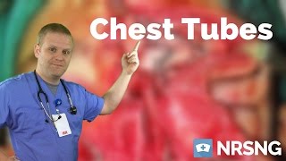 Chest Tubes  Nursing Care for the Patient with a Chest Tube NCLEX Review [upl. by Nywled]