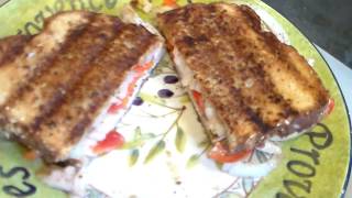 Grilled Turkey Bell Pepper and Onion Sandwich [upl. by Esekram134]