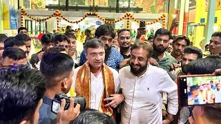 AIMIM Floor Leader Akbaruddin Owaisi Reached Aurangabad Airport [upl. by Sadoc]