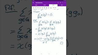 Orthogonality of Characters [upl. by Kenleigh]