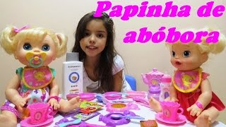 Papinha de abóbora para Baby Alive [upl. by Frangos]