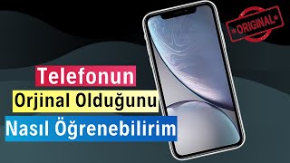 Orjinal Telefon Nasıl Anlaşılır  Çakma vs Gerçek [upl. by Nomrej926]