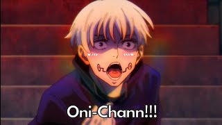 Toge Inumaki yells ONICHANN then dies [upl. by Yenal]