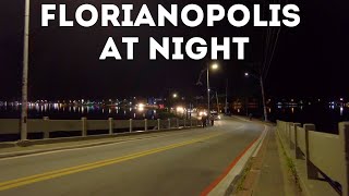 Florianopolis Brazil at Night 4K [upl. by Hoffmann58]